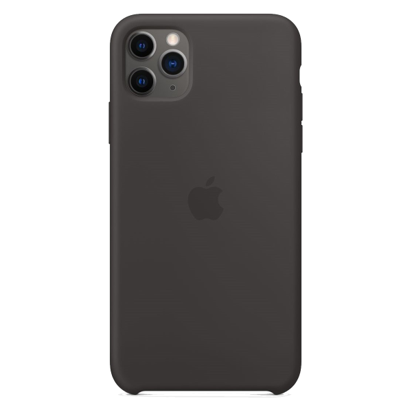 iPhone 11 Pro Max Siliconen Case - Zwart