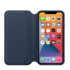 iPhone 11 Pro Max Leather Folio - Donkerblauw