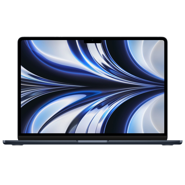MacBook Air 13-inch | Apple M2 8-Core | 512 GB SSD | 8 GB RAM | Middernacht Zwart (2022) | Qwerty/Azerty/Qwertz