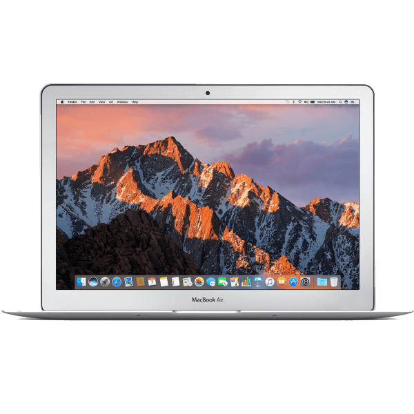 MacBook Air 13-inch | Core i7 2.2 GHz | 128 GB SSD | GB RAM | Zilver (2017) | Qwertz Refurbished.be