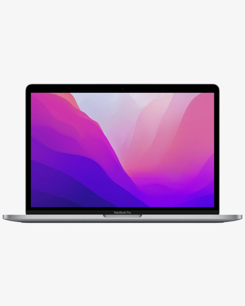 MacBook Pro 13-inch | Touch Bar | Apple M2 8-core | 256 GB SSD | 8 GB RAM | Spacegrijs (2022) | Qwerty