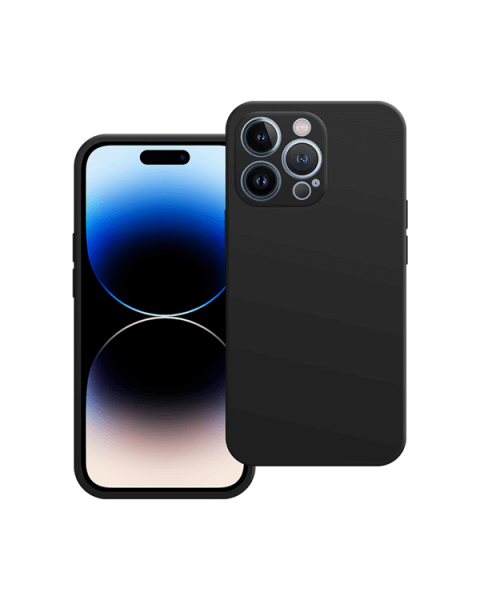 Silicone Backcover iPhone 13 Pro | Zwart