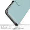 Selencia Echt Lederen Bookcase Samsung Galaxy A35 - Air Blue